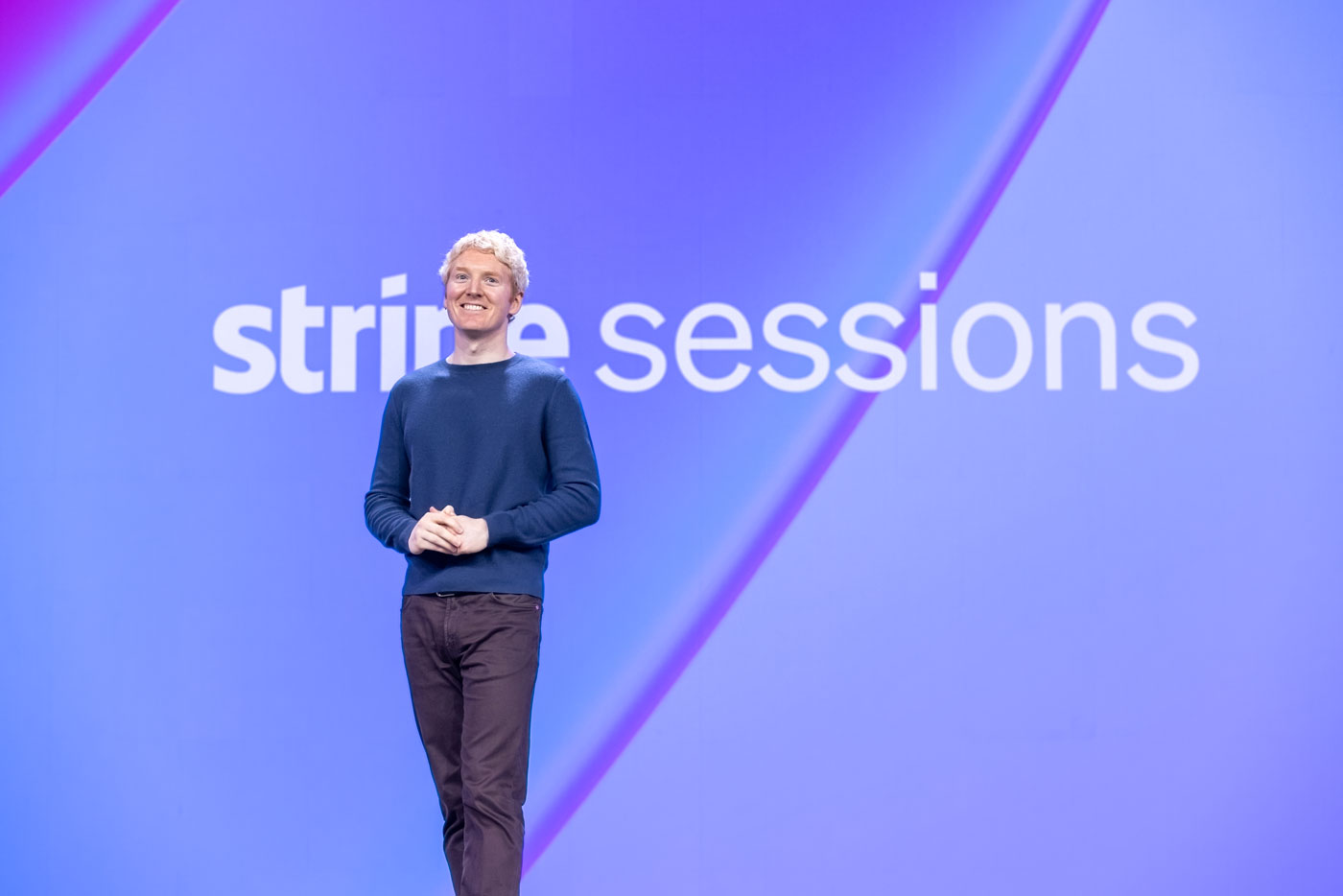 Patrick Collison CEO Stripe on Keynote Main Stage